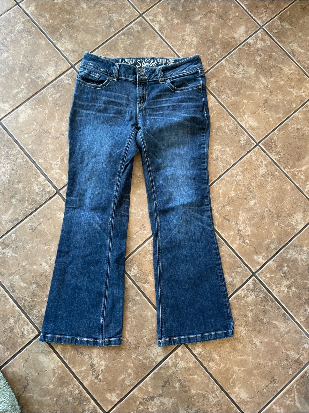 Refuge Pop Starlet Flare Jeans Size 10s